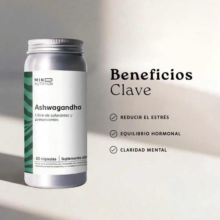 Ashwagandha en Cápsulas de 500 mg
