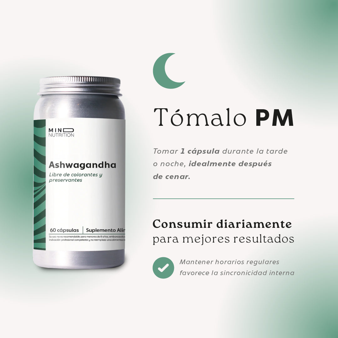 Ashwagandha en Cápsulas de 500 mg