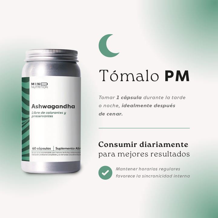Ashwagandha en Cápsulas de 500 mg