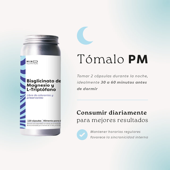 Bisglicinato de Magnesio + L-TRP
