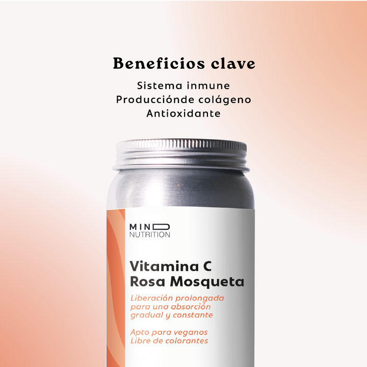 Vitamina C 500 mg Liposomal | sin colorantes  Liberacion Prolongada