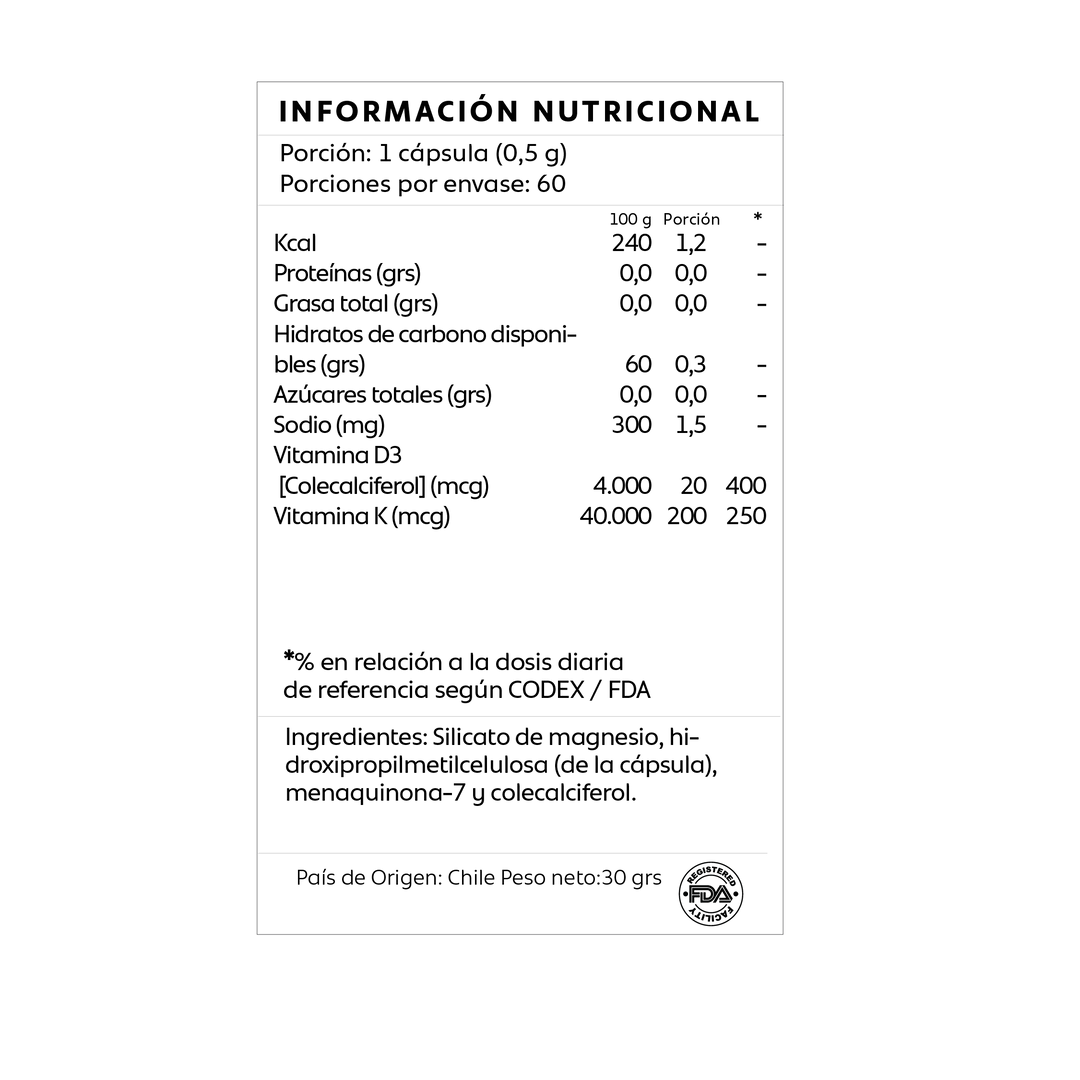 Vitamina D + K2