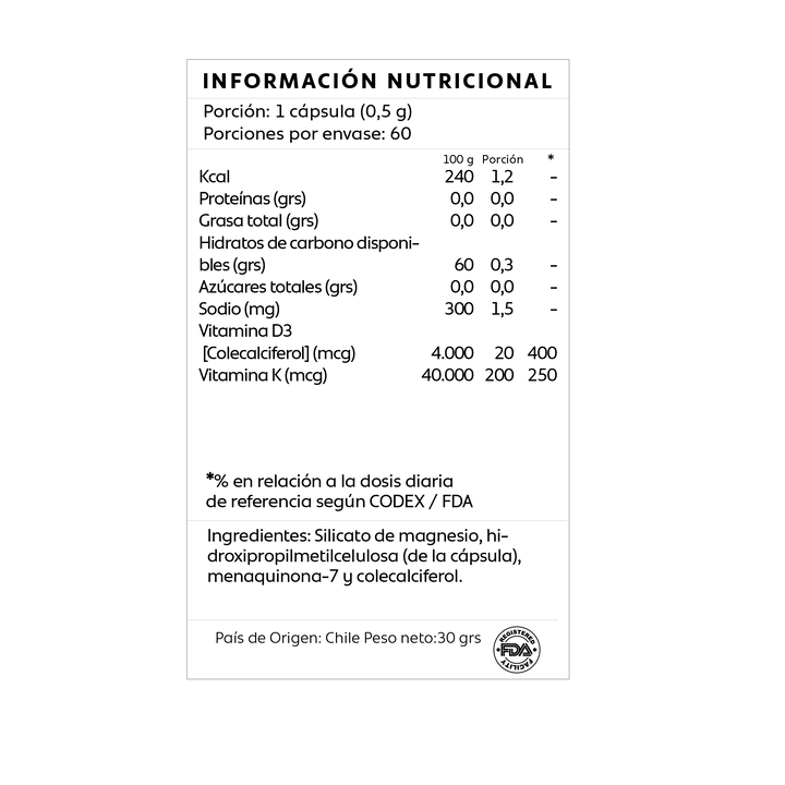 Vitamina D + K2