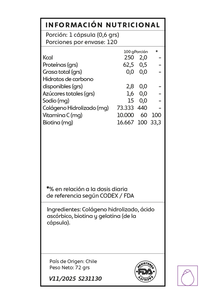 Colageno + Biotina + Vitamina C